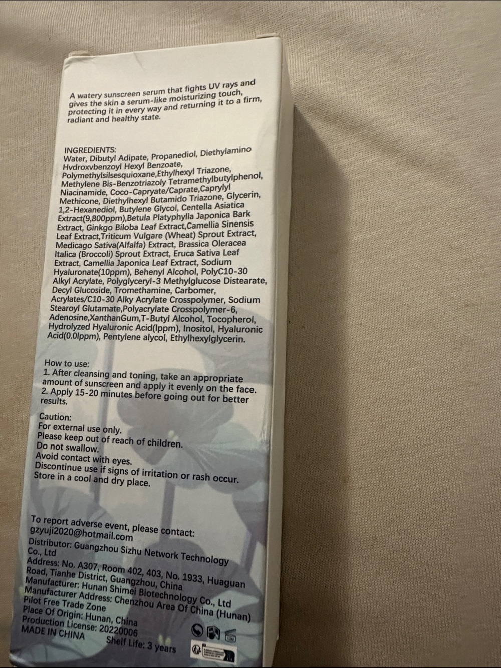 Ulta Beauty White Sunscreen Serum